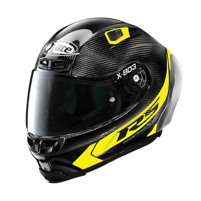 X-LITE X-803 RS ULTRA CARBON HOT LAP #16 BLACK/NEON YELLOW - Helmetking ­ç