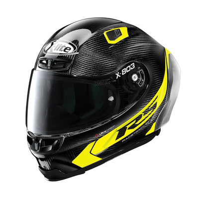 Picture of X-LITE X-803 RS ULTRA CARBON HOT LAP #16 BLACK/NEON YELLOW