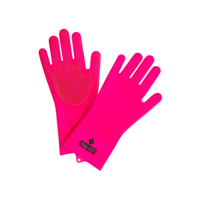 Picture of MUC-OFF DEEP SCRUBBER GLOVES PINK