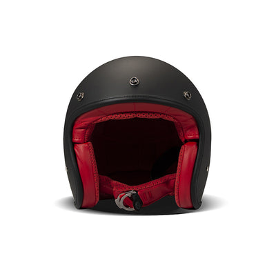 Picture of DMD JET HELMET COLLEZIONE ORO VINTAGE - SEUL [FLAT BLACK/RED]