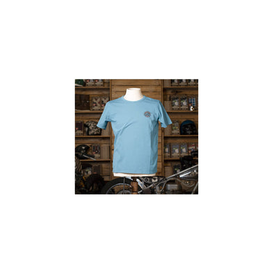 Picture of HOLYFREEDOM T-SHIRT L.A. - CYAN BLUE