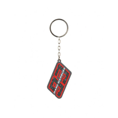 Picture of GP RACING MARC MARQUEZ MM93 LOGO RUBBER KEYCHAIN