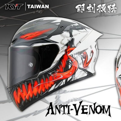 Picture of KYT TT-COURSE MARVEL ANTI-VENOM FULL FACE HELMET 限量聯乘預購（2024年1月到貨）