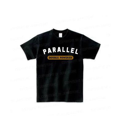Picture of JUNKSTONE PARALLEL TEE BLACK
