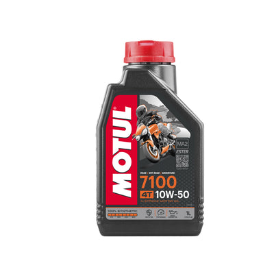 Picture of MOTUL 7100 4T SYNTHETIC ENGINE LUBRICANTS 10W50 1L