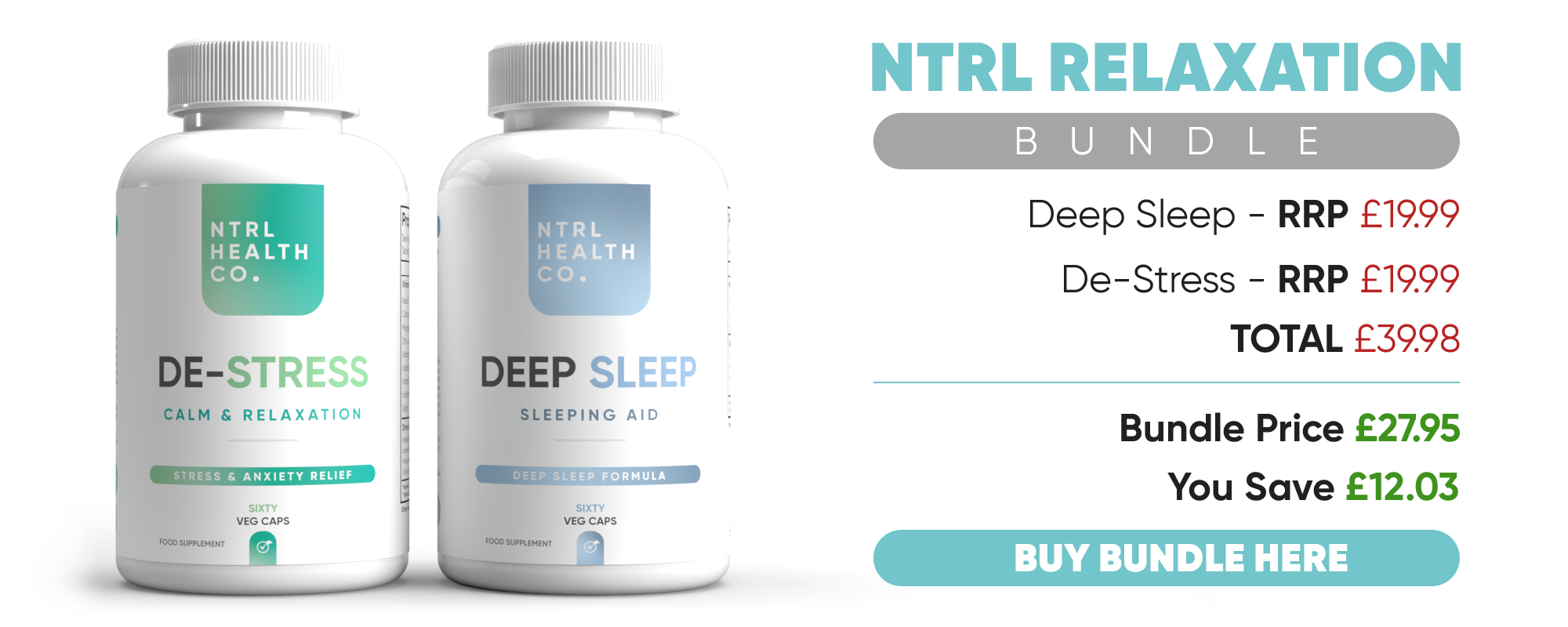 Nautral Health Deep Sleep De-Stress Bundle