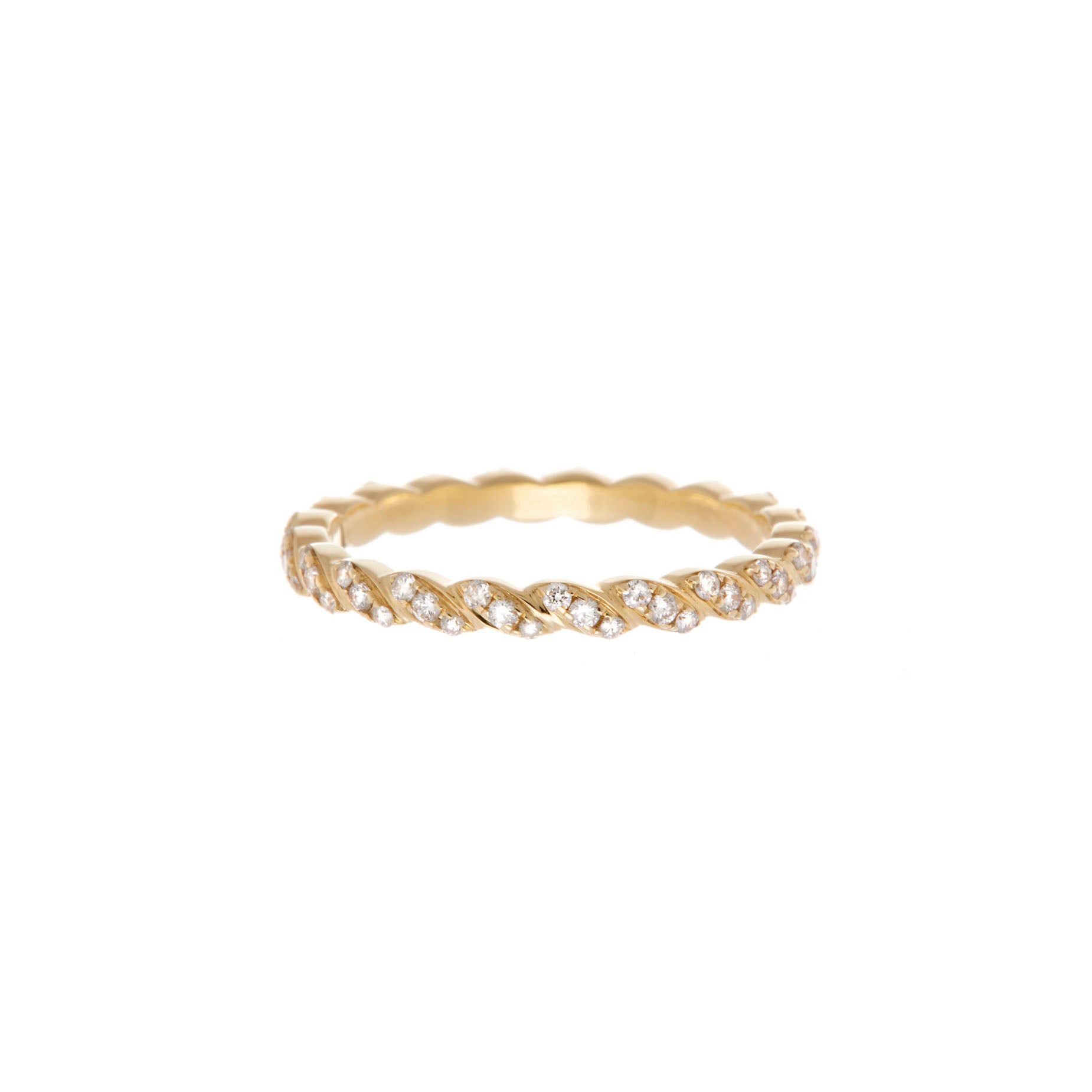 Image of Pave Twine Eternity Band