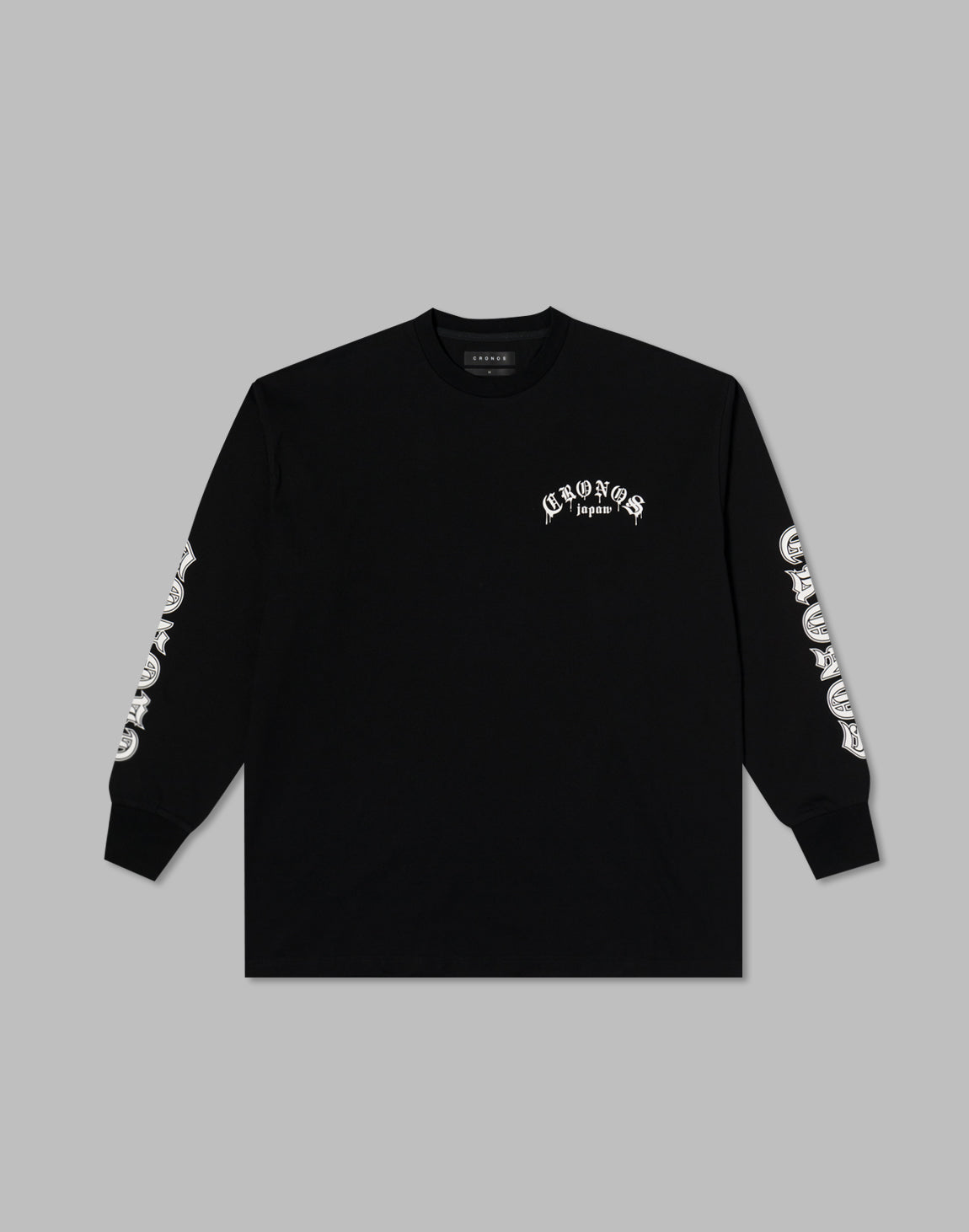 CRONOS MELT BLACK LETTER  LONGSLEEVE - クロノス CRONOS Official Store product image