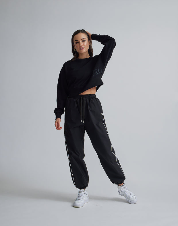 CRONOS WOMEN ACTIVE LIGHT PANTS【BLACK】 - クロノス CRONOS