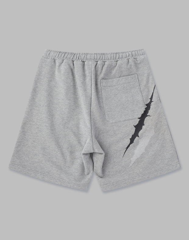 公式限定新作/送料無料 CRONOS CRACK SHORTS GRY BLK 2点 L 新品未開封