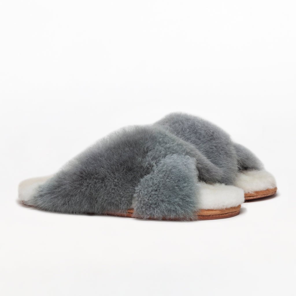 BABOOSHA Paris Express Alpaca Fur Slippers