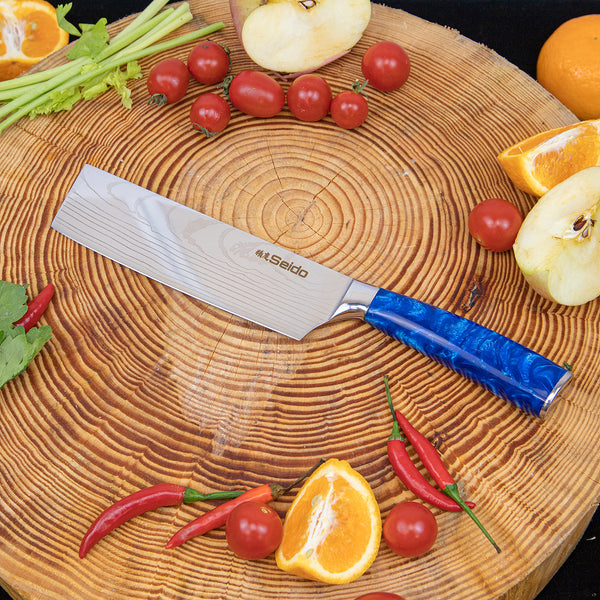 Nakiri knife from tengoku chef knife set