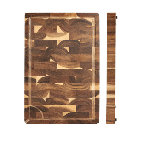 Premium End grain cutting board, perfect for cutting and preparing fish.