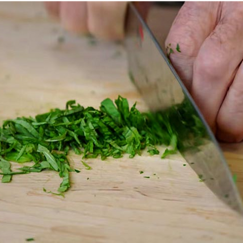 How to do Chiffonade Cut