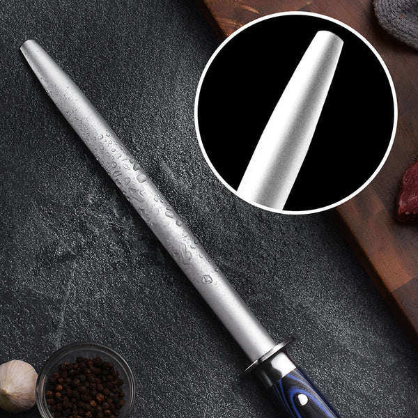 10 inch Diamond Sharpening Rod Kitchen Knife Sharpener Steel