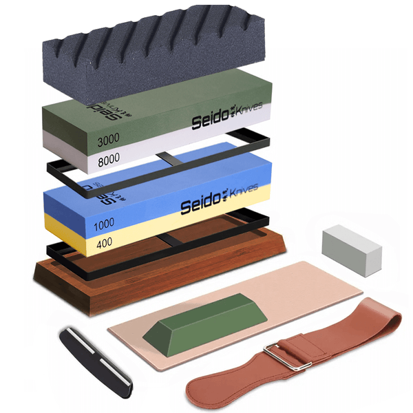 Professional Whetstone Kit: Knife Sharpening Stones