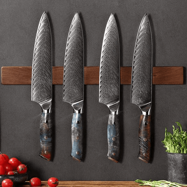 Katsuryoku Gyuto Chef Knife assorted 4-pieces stylized