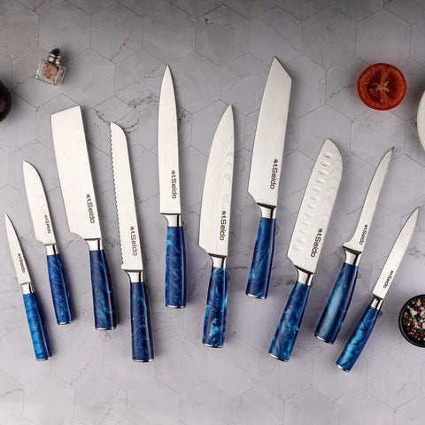 Tengoku Turkey Carving 10-piece Kitchen Knife Set