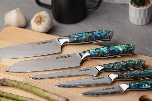 Hanikamu VG10 Damascus Chef Knife Set