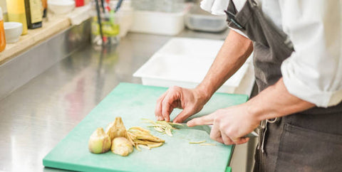 Cut and dice the artichoke precisely