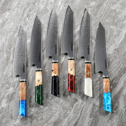 Japanese Chef Knife Set Wa Handle