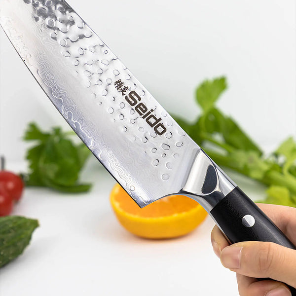 Seido Knives Damascus Steel Shujin Gyuto (Chef's) knife