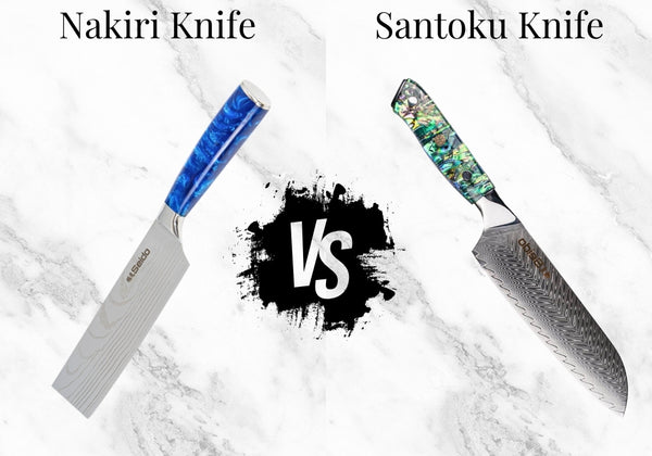 Nakiri vs Santoku Knife