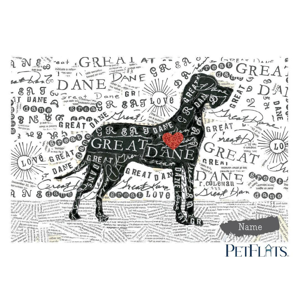 Pet Placemat I Love Dog PetFlat - Premium Vinyl Mat – Carolina Creekhouse