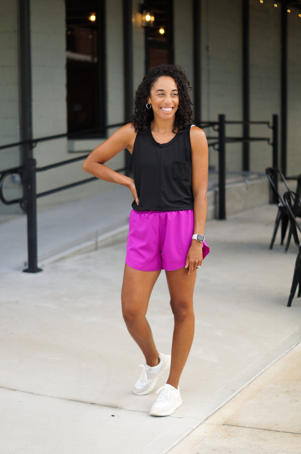 On The Run Shorts - Hot Pink – The Be Brand
