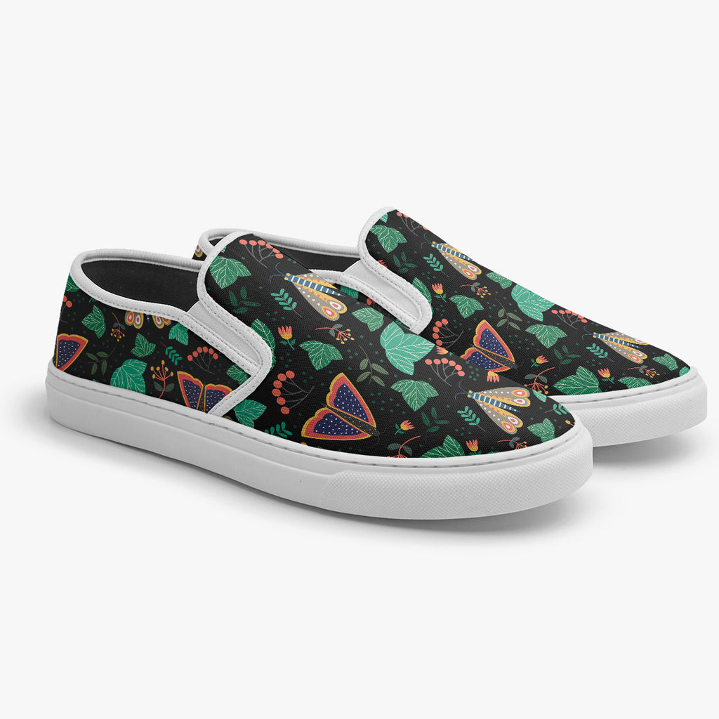 tenis slip on floral