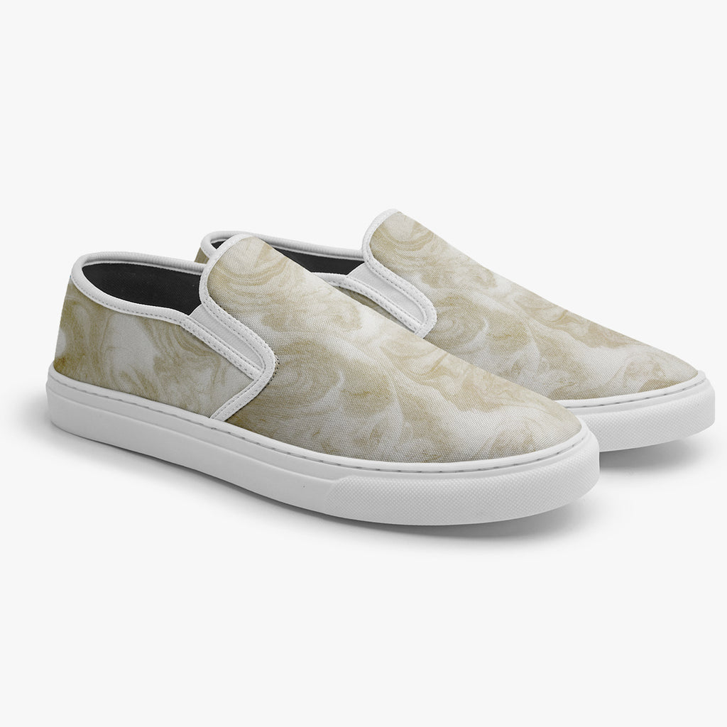 tenis slip on bege