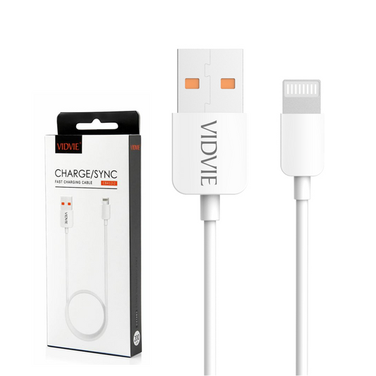 Cable VIDVIE CB412-2 USB/Lightning 2m white