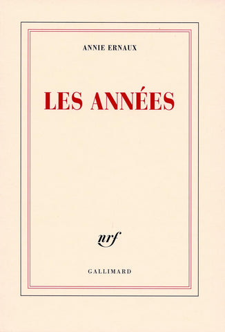 Les Années Book Cover