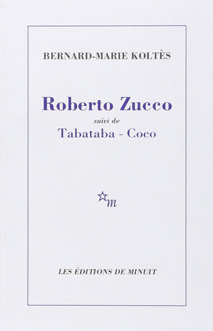 Roberto Zucco Book Cover