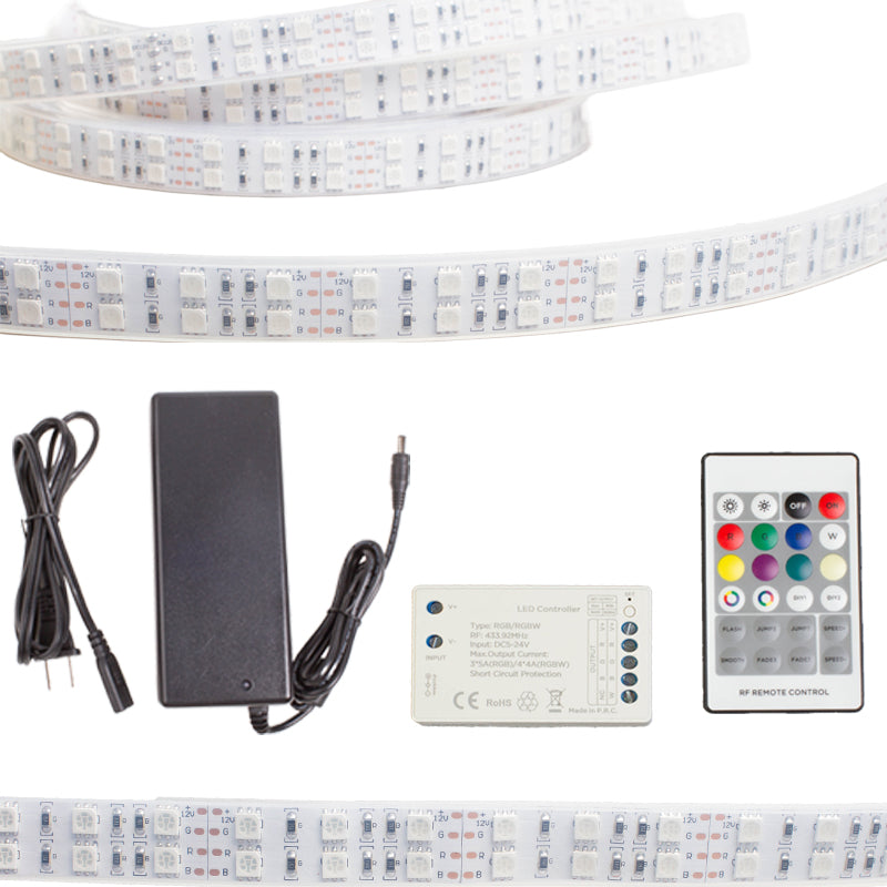 Cerebro Saco sencillo Multicolor Premium RGB LED light strip with UL power supply | LEDUpdates