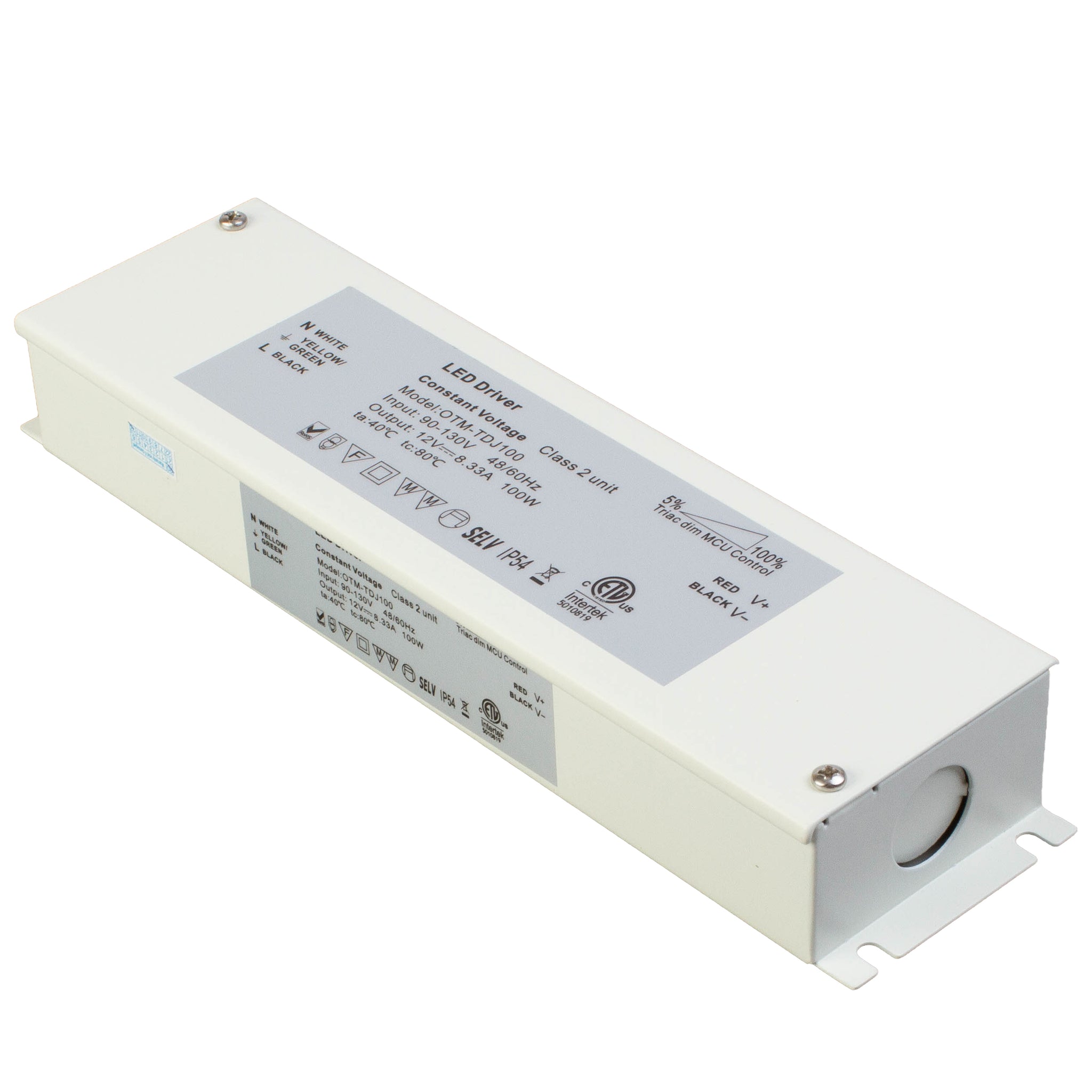 Etl Listed 12v 83 Amps 100w Constant Voltage Power Supply Driver With
