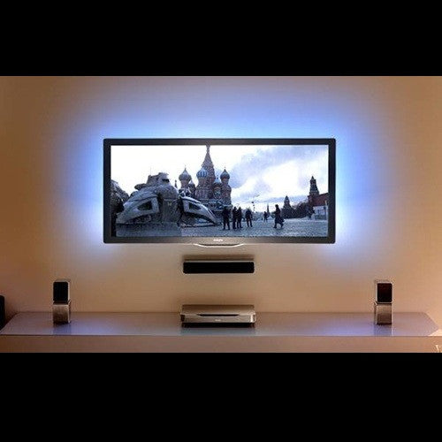 Blue TV Background LED light with wireless remote and UL Power Supply |  LEDUpdates