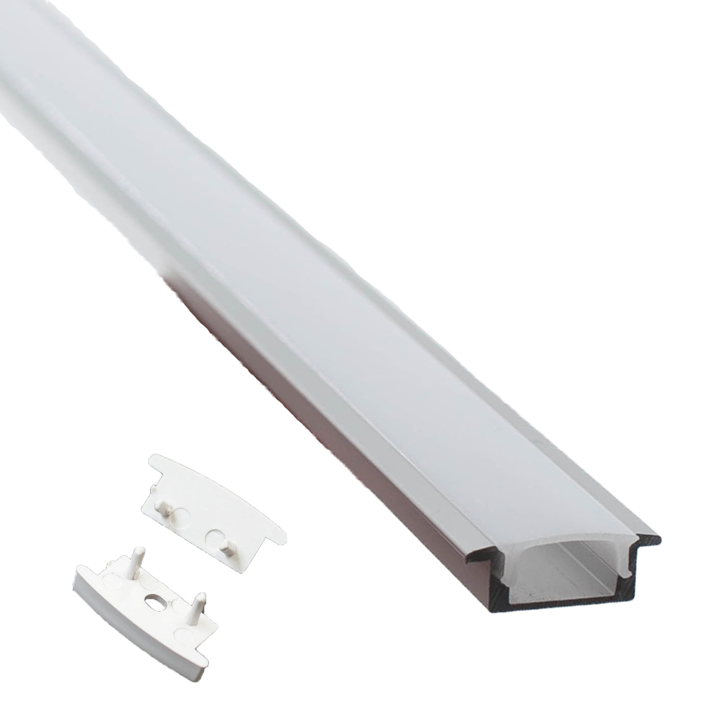 Plak opnieuw Helderheid patroon Shallow recessed LED Strip light channel | LEDUpdates