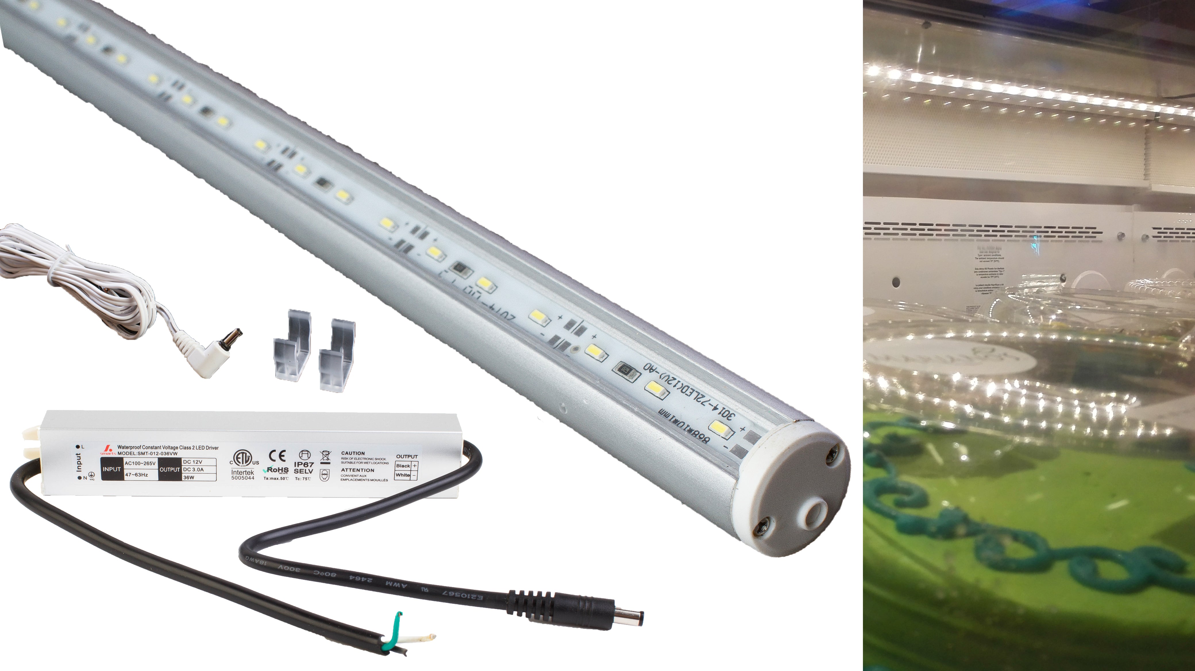 18 inch fluorescent strip light