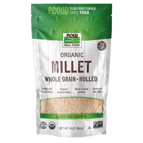 NOW Foods Millet Organic 16 oz