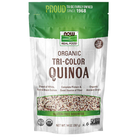NOW Foods Tri-Color Quinoa Organic 14 oz