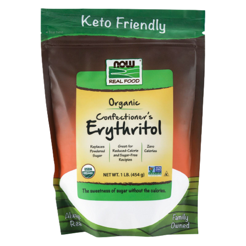 NOW Foods Eritritol orgânico