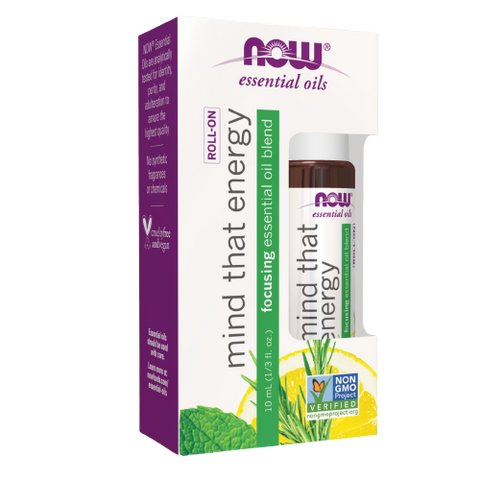 NOW Foods Mind-that-energy essential oil roll-on blend