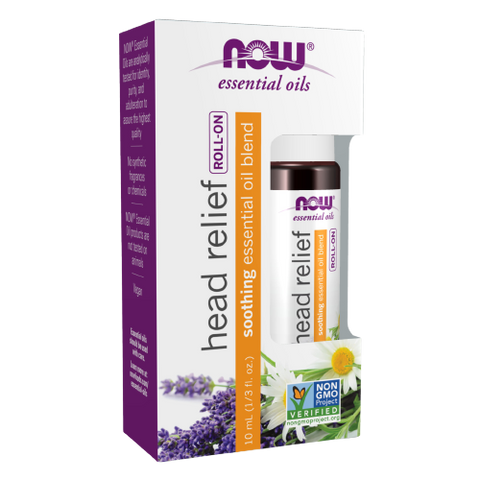 NOW Foods head relief essential oil roll-on blend