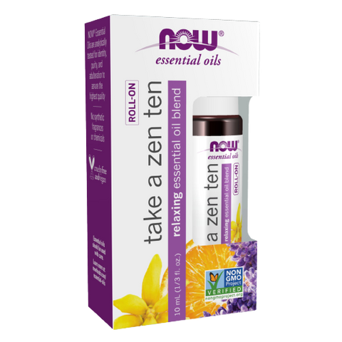 NOW Foods take-a-zen-ten essential oil roll-on blend