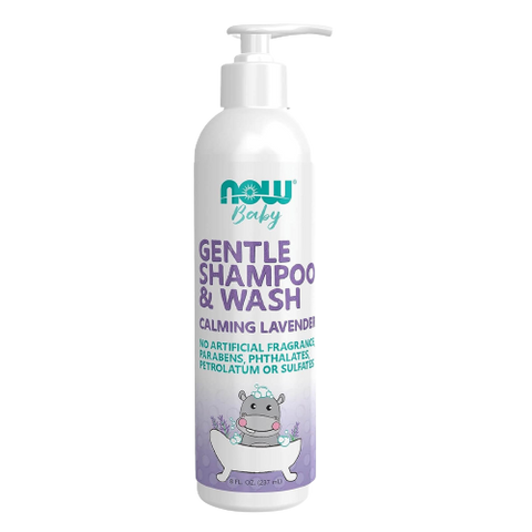 Now Foods Gentle Baby Shampoo and Wash Fragrance Free