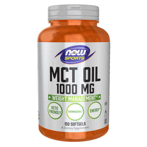 NOW Foods Óleo MCT 1000 mg 150 Softgels