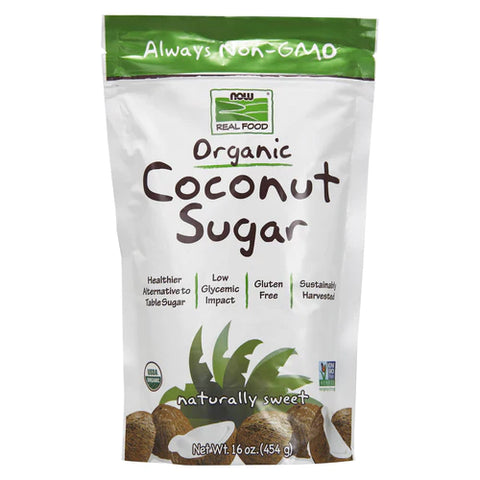 NOW Foods Açúcar de coco Organic 16 oz