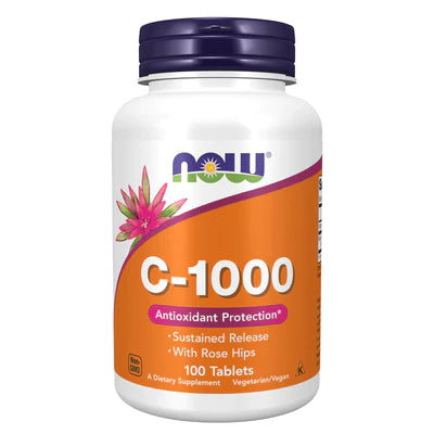  NOW Foods Liberação sustentada de vitamina C-1000