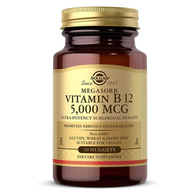 Solgar Vitamina B12 5000 McG 30 Nuggets
